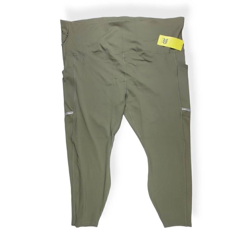 All In Motion Moss Green Leggings 4X